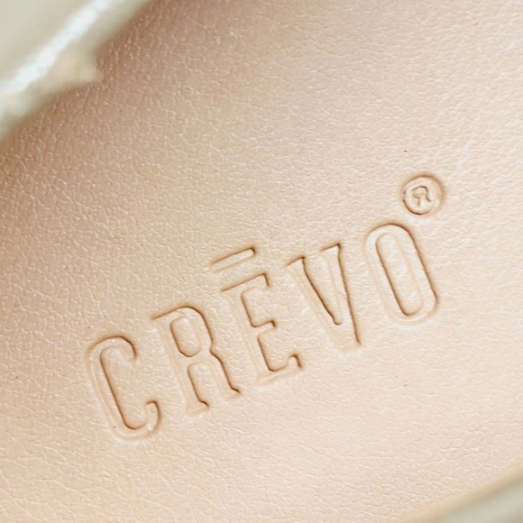 New Crevo Francine Taupe Leather Chunky Sole Slip On Loafers X27 - Picture 9 of 11